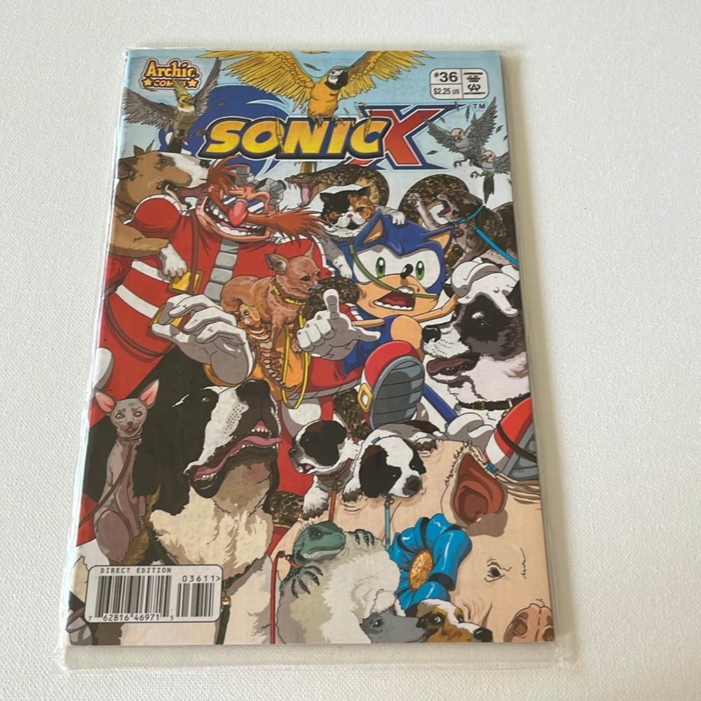 Sonic the hedgehog comic books